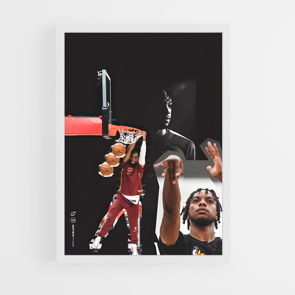 Poster Darius de garland – affiche Basketball (vue 3)